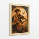 La violinista - Caperh | Cuadro decorativo de Canvas Lab