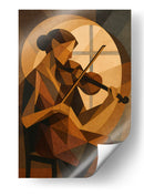 La violinista - Caperh | Cuadro decorativo de Canvas Lab