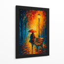 Lluvia en el parque - Caperh | Cuadro decorativo de Canvas Lab