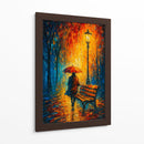 Lluvia en el parque - Caperh | Cuadro decorativo de Canvas Lab