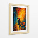 Lluvia en el parque - Caperh | Cuadro decorativo de Canvas Lab