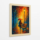 Lluvia en el parque - Caperh | Cuadro decorativo de Canvas Lab