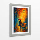 Lluvia en el parque - Caperh | Cuadro decorativo de Canvas Lab