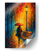 Lluvia en el parque - Caperh | Cuadro decorativo de Canvas Lab