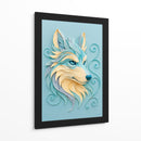 Lobo de papel - Caperh | Cuadro decorativo de Canvas Lab