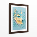 Lobo de papel - Caperh | Cuadro decorativo de Canvas Lab