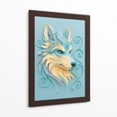 Lobo de papel - Caperh | Cuadro decorativo de Canvas Lab