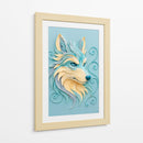 Lobo de papel - Caperh | Cuadro decorativo de Canvas Lab
