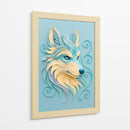 Lobo de papel - Caperh | Cuadro decorativo de Canvas Lab