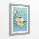 Lobo de papel - Caperh | Cuadro decorativo de Canvas Lab