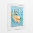 Lobo de papel - Caperh | Cuadro decorativo de Canvas Lab