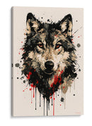 Lobo gris II - Caperh | Cuadro decorativo de Canvas Lab