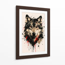 Lobo gris II - Caperh | Cuadro decorativo de Canvas Lab