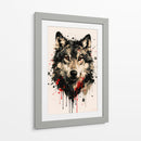 Lobo gris II - Caperh | Cuadro decorativo de Canvas Lab
