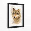 Lobo gris - Caperh | Cuadro decorativo de Canvas Lab
