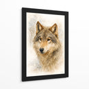 Lobo gris - Caperh | Cuadro decorativo de Canvas Lab