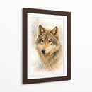 Lobo gris - Caperh | Cuadro decorativo de Canvas Lab