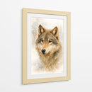 Lobo gris - Caperh | Cuadro decorativo de Canvas Lab