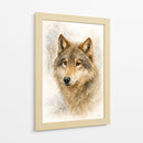 Lobo gris - Caperh | Cuadro decorativo de Canvas Lab