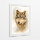 Lobo gris - Caperh | Cuadro decorativo de Canvas Lab
