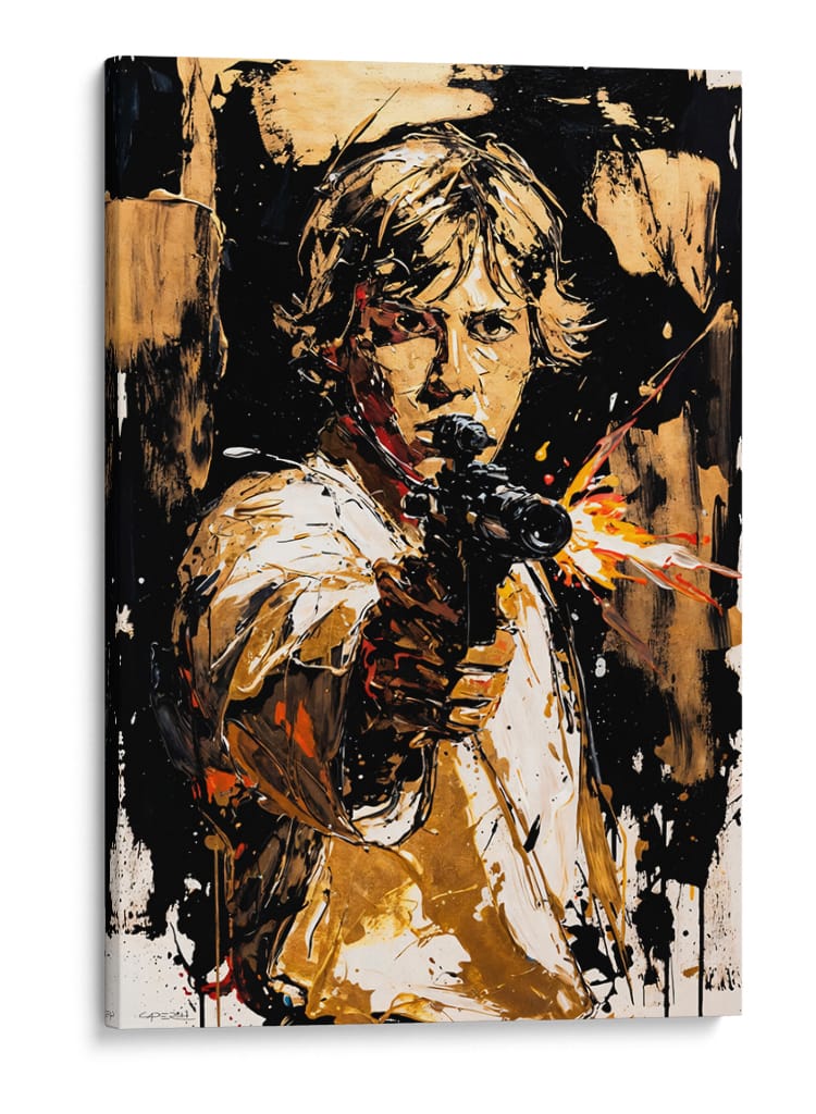 Luke Skywalker - Caperh | Cuadro decorativo de Canvas Lab