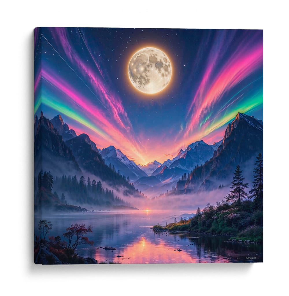 Luna llena - Caperh | Cuadro decorativo de Canvas Lab