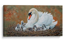 Mamá cisne  - Caperh | Cuadro decorativo de Canvas Lab