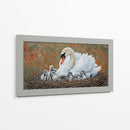 Mamá cisne  - Caperh | Cuadro decorativo de Canvas Lab