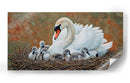 Mamá cisne  - Caperh | Cuadro decorativo de Canvas Lab