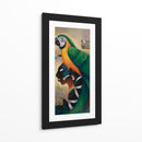 Maya con cotorra II - Caperh | Cuadro decorativo de Canvas Lab