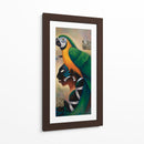 Maya con cotorra II - Caperh | Cuadro decorativo de Canvas Lab