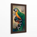 Maya con cotorra II - Caperh | Cuadro decorativo de Canvas Lab