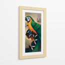 Maya con cotorra II - Caperh | Cuadro decorativo de Canvas Lab