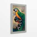 Maya con cotorra II - Caperh | Cuadro decorativo de Canvas Lab