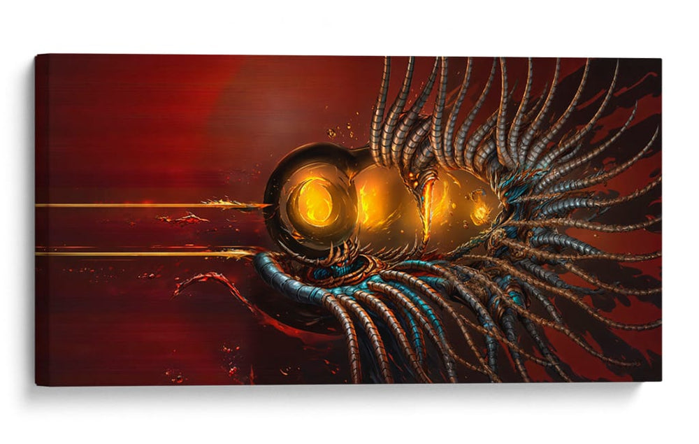 Medusas doradas II - Caperh | Cuadro decorativo de Canvas Lab