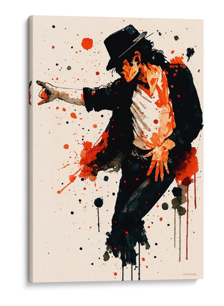 Michael Jackson III - Caperh | Cuadro decorativo de Canvas Lab