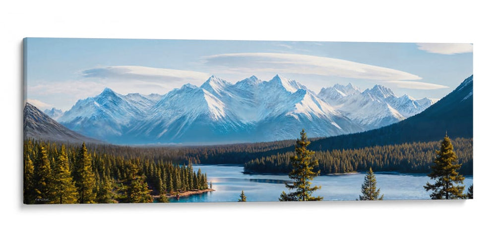 Montañas nevadas II - Caperh | Cuadro decorativo de Canvas Lab