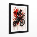 Motocross II - Caperh | Cuadro decorativo de Canvas Lab