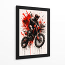 Motocross II - Caperh | Cuadro decorativo de Canvas Lab
