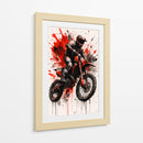 Motocross II - Caperh | Cuadro decorativo de Canvas Lab