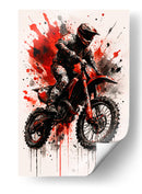 Motocross II - Caperh | Cuadro decorativo de Canvas Lab