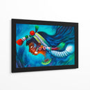 Mujer Maya en azul - Caperh | Cuadro decorativo de Canvas Lab