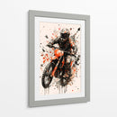Motocross III - Caperh | Cuadro decorativo de Canvas Lab