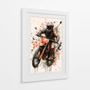 Motocross III - Caperh | Cuadro decorativo de Canvas Lab