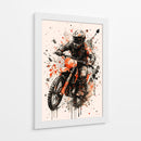 Motocross III - Caperh | Cuadro decorativo de Canvas Lab