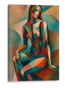 Mujer sentada II - Caperh | Cuadro decorativo de Canvas Lab