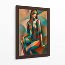 Mujer sentada II - Caperh | Cuadro decorativo de Canvas Lab