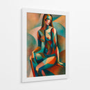 Mujer sentada II - Caperh | Cuadro decorativo de Canvas Lab