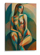 Mujer sentada - Caperh | Cuadro decorativo de Canvas Lab