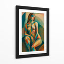 Mujer sentada - Caperh | Cuadro decorativo de Canvas Lab